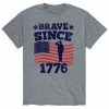 Licensed Character Men's American Brave Since 1776 Tee White -Licensed Character Shop unnamed file 38395