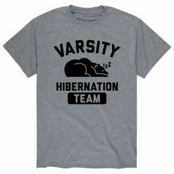 Licensed Character Men's Varsity Hibernation Team Tee Grey