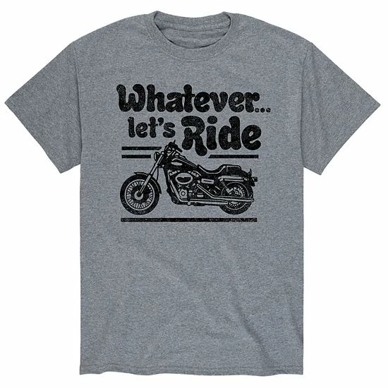 Licensed Character Men's Whatever Lets Ride Tee White 5 Licensed Character Men's Whatever Lets Ride Tee White - Image 3