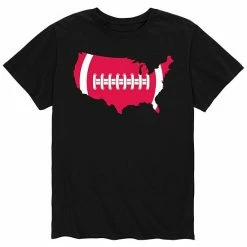 Licensed Character Men's USA Football Tee Charcoal