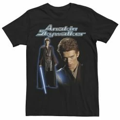 Licensed Character Men's Star Wars Anakin Skywalker Lightsaber Tee Navy -Licensed Character Shop unnamed file 3868