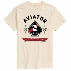 Licensed Character Men's Top Gun Maverick Aviator Phoenix Tee Beige Khaki -Licensed Character Shop unnamed file 38691