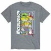 Licensed Character Men's Nick All Stars 90s Group Rectangle Tee Blue -Licensed Character Shop unnamed file 38706
