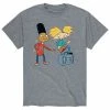 Licensed Character Men's Hey Arnold! Air Guitar Tee Blue -Licensed Character Shop unnamed file 38709