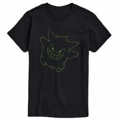 Licensed Character Men's Pokemon GenGar Big Face Tee White -Licensed Character Shop unnamed file 3875