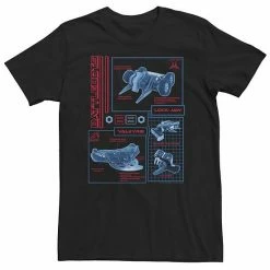 Licensed Character Big & Tall BattleBots Schematics Collage Tee