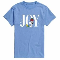 Licensed Character Men's Peanuts Snoopy Woodstock Joy Tee Black -Licensed Character Shop unnamed file 3880
