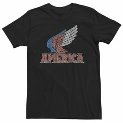 Licensed Character Big & Tall Americana Red, White & Blue Wings America Tee