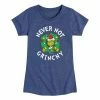 Licensed Character Girls 7-16 Dr. Seuss Grinch Never Not Graphic Tee Blue