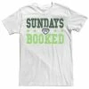 Licensed Character Big & Tall ESPN Fantasy Football Sundays Booked Green Logo Tee White -Licensed Character Shop unnamed file 3907