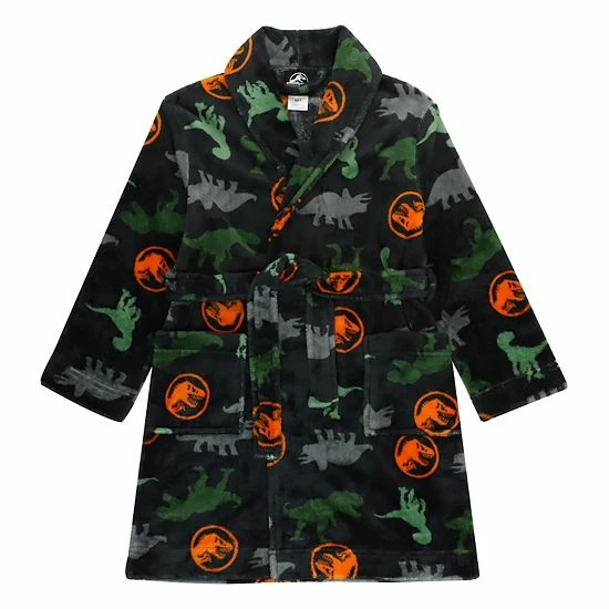 Licensed Character Boys 4-10 Jurassic World "Dino Stomp" Robe 3 Licensed Character Boys 4-10 Jurassic World "Dino Stomp" Robe
