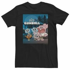 Licensed Character Big & Tall Cartoon Network Gumball Character Group Poster Tee