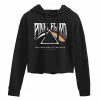 Licensed Character Juniors' Pink Floyd "Dark Side" Cropped Graphic Hoodie -Licensed Character Shop unnamed file 3923
