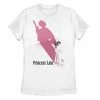 Licensed Character Juniors' Star Wars Princess Leia Posing Wall Shadow Tee -Licensed Character Shop unnamed file 39421