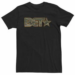 Licensed Character Big & Tall BET Camouflage Logo Tee