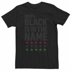 Licensed Character Big & Tall BET Black Is In The Name Stars Tee