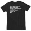 Licensed Character Big & Tall BET Shades Of Black Text Stack Tee -Licensed Character Shop unnamed file 39553