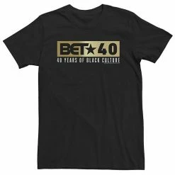 Licensed Character Big & Tall BET 40 Years Of Strong Tee