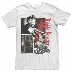Licensed Character Men's Nightmare On Elm Street Freddy Poster Tee Natural -Licensed Character Shop unnamed file 3966