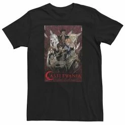 Licensed Character Big & Tall Castlevania Group Shot Poster Tee