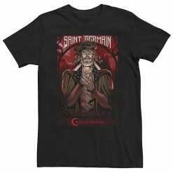 Licensed Character Big & Tall Castlevania Saint Germain Portrait Tee