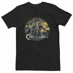 Licensed Character Big & Tall Castlevania Group Shot Sun Rays Portrait Tee