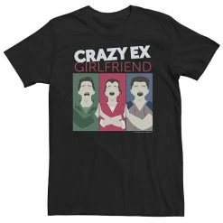 Licensed Character Big & Tall Crazy Ex Girlfriend Box Panel Cartoon Style Tee