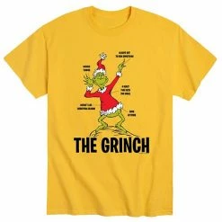 Licensed Character Men's Dr. Seuss The Grinch Tee Athletic Heather -Licensed Character Shop unnamed file 3984