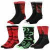 Licensed Character Men's The Batman 5-Pack Crew Socks -Licensed Character Shop unnamed file 3989