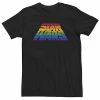 Licensed Character Men's Star Wars Perspective Rainbow Logo Tee -Licensed Character Shop unnamed file 39893