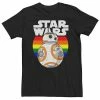 Licensed Character Men's Star Wars Rainbow Circle Tee -Licensed Character Shop unnamed file 39895