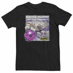 Licensed Character Big & Tall Arms Master Mummy The Grim Creeper Poster Tee