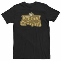 Licensed Character Big & Tall Animal Crossing Title Logo Tee
