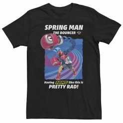Licensed Character Big & Tall Arms Spring Man The Bouncer Poster Tee