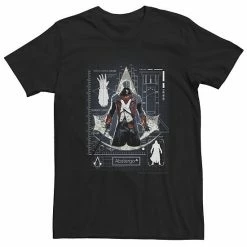 Licensed Character Big & Tall Assassin's Creed Schematics Tee