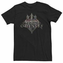 Licensed Character Big & Tall Assassins Creed Odyssey Mirrored Portrait Logo Tee