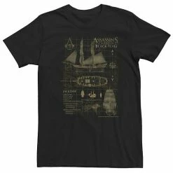 Licensed Character Big & Tall Assassin's Creed Black Flag Jackdaw Tee