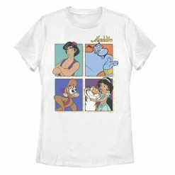 Licensed Character Disney's Aladdin Juniors' Group Shot Box Up Tee
