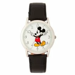 Licensed Character Disney's Mickey Mouse Men's Silver Tone Cardiff Watch