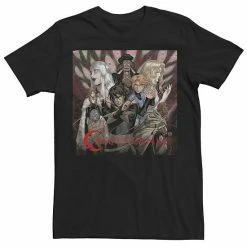 Licensed Character Big & Tall Castlevania Group Shot Dark Portrait Tee