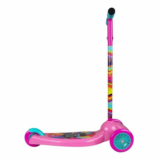 Licensed Character PlayWheels 3-Wheel DreamWorks Trolls World Tour Leaning-to-Steer Scooter 5 Licensed Character PlayWheels 3-Wheel DreamWorks Trolls World Tour Leaning-to-Steer Scooter - Image 3