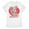 Licensed Character Juniors' Marvel Captain America "You Are Legendary" Heart Comic Tee -Licensed Character Shop unnamed file 40345