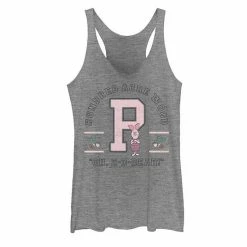 Alternative view of Licensed Character Juniors' Disney Winnie The Pooh Piglet Collegiate Oh Dear Quote Tank Gray Heather