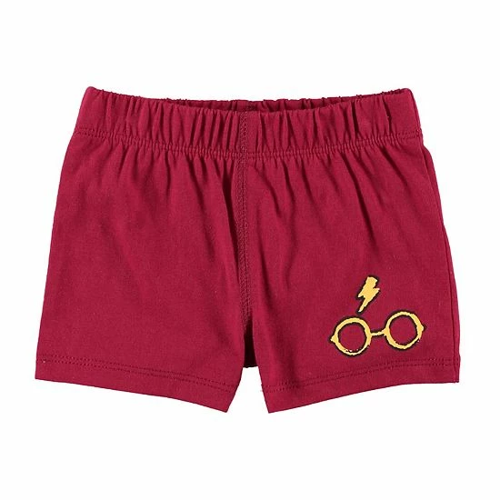 Licensed Character Baby Boy Harry Potter Boys Romper, Tee, & Shorts Set 5 Licensed Character Baby Boy Harry Potter Boys Romper, Tee, & Shorts Set - Image 3