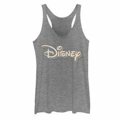 Licensed Character Juniors' Disney Rainbow Tank Gray Heather -Licensed Character Shop unnamed file 40522