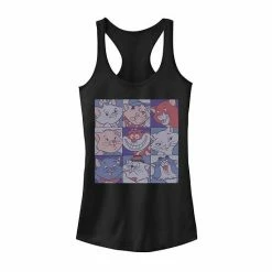 Licensed Character Juniors' Disney Cats Squared Group Shot Tank Purple Heather -Licensed Character Shop unnamed file 40525
