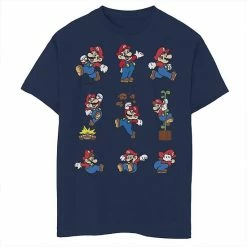 Licensed Character Boys 8-20 Super Mario All The Moves Graphic Tee Black