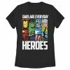 Licensed Character Juniors' Marvel Avengers "Dads Are Everyday Heroes" Tee -Licensed Character Shop unnamed file 40688