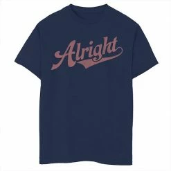 Alternative view of Licensed Character Boys 8-20 Fifth Sun Alright Graphic Tee Navy