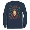Licensed Character Men's Elf Buddy Santa's Coming Excited Smiling Portrait Tee -Licensed Character Shop unnamed file 4077
